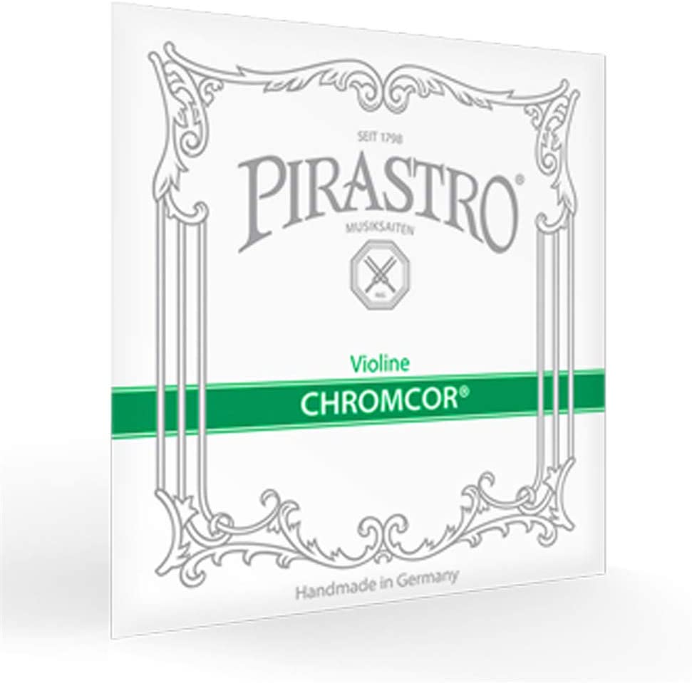 Pirastro Chromcor 4/4 Violin String Set - Medium Gauge with Ball End E