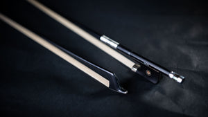 Viotti Carbon Fiber Viola Bow, Hand Crafted by Professional Bow Makers, Strong, Stiff & Well Balanced, Made with Mongolian Horse Hair, For Violist of All Skill Levels (Pearl)